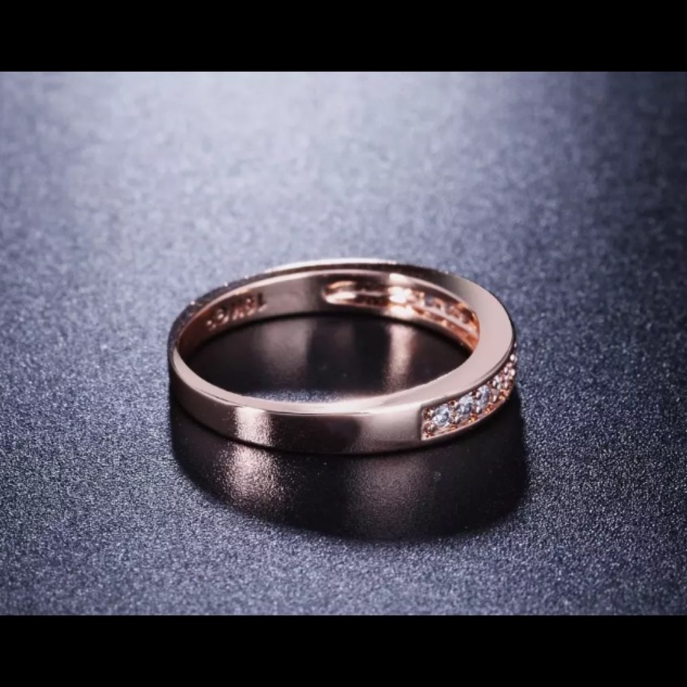 New 18 k rose gold plated band - Picture 4 of 8
